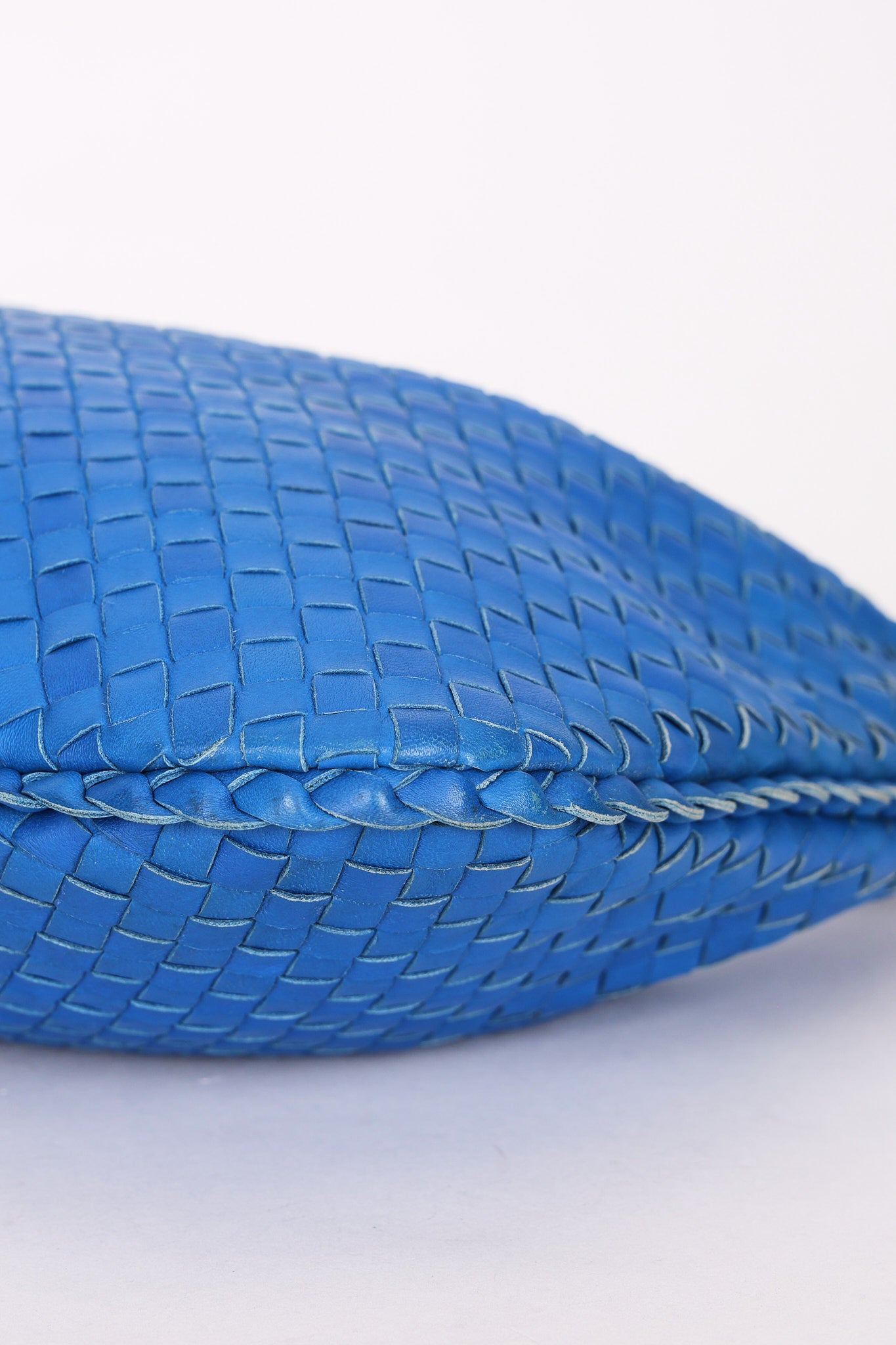 Bottega Veneta Intrecciato Small Hobo Cobalt Blue
