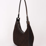 Gucci Monogram Pleated Shoulder Bag