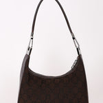 Gucci Monogram Pleated Shoulder Bag