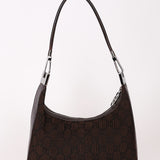 Gucci Monogram Pleated Shoulder Bag