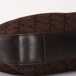 Gucci Monogram Pleated Shoulder Bag