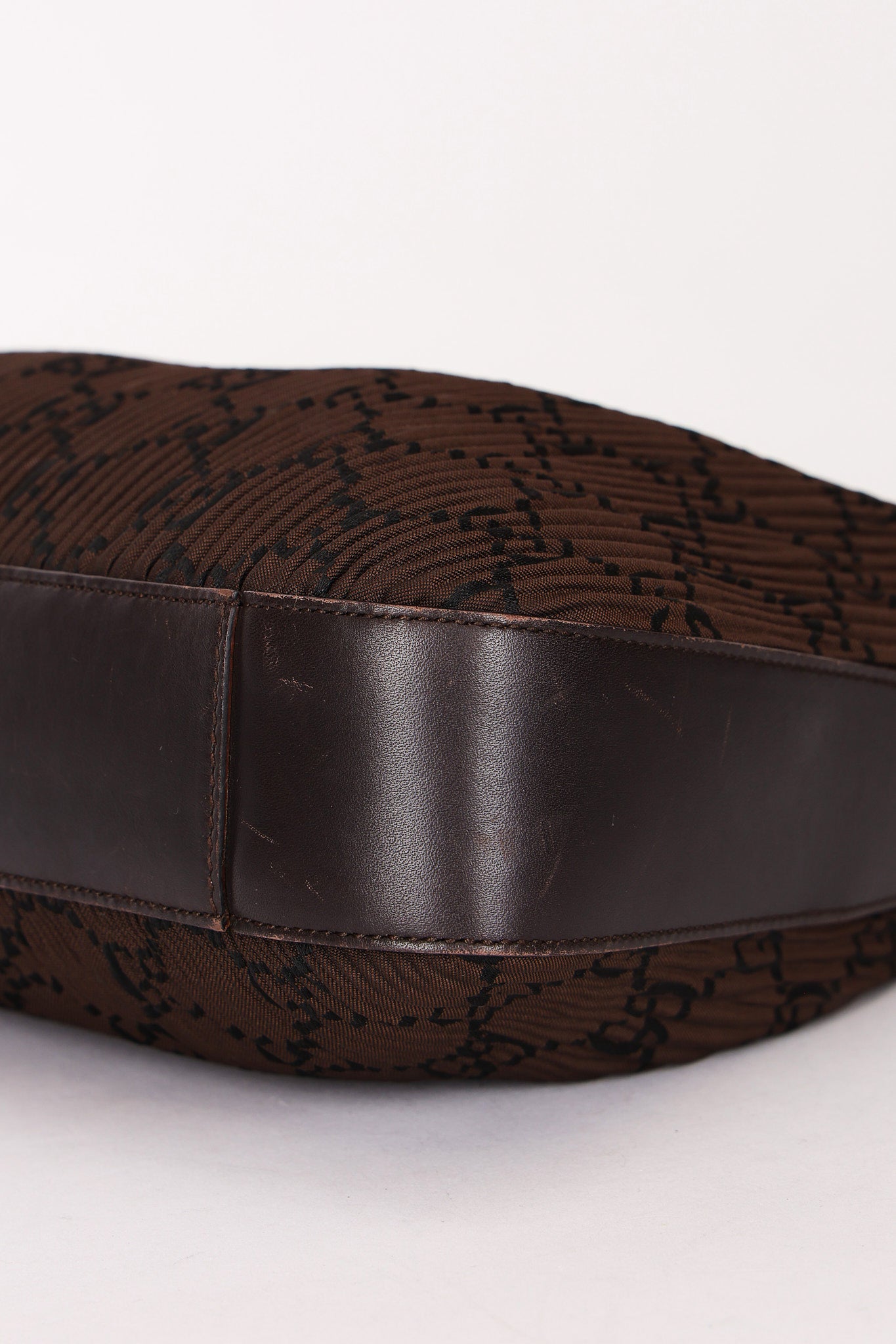 Gucci Monogram Pleated Shoulder Bag