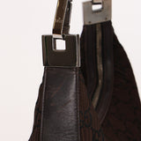 Gucci Monogram Pleated Shoulder Bag