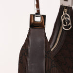 Gucci Monogram Pleated Shoulder Bag
