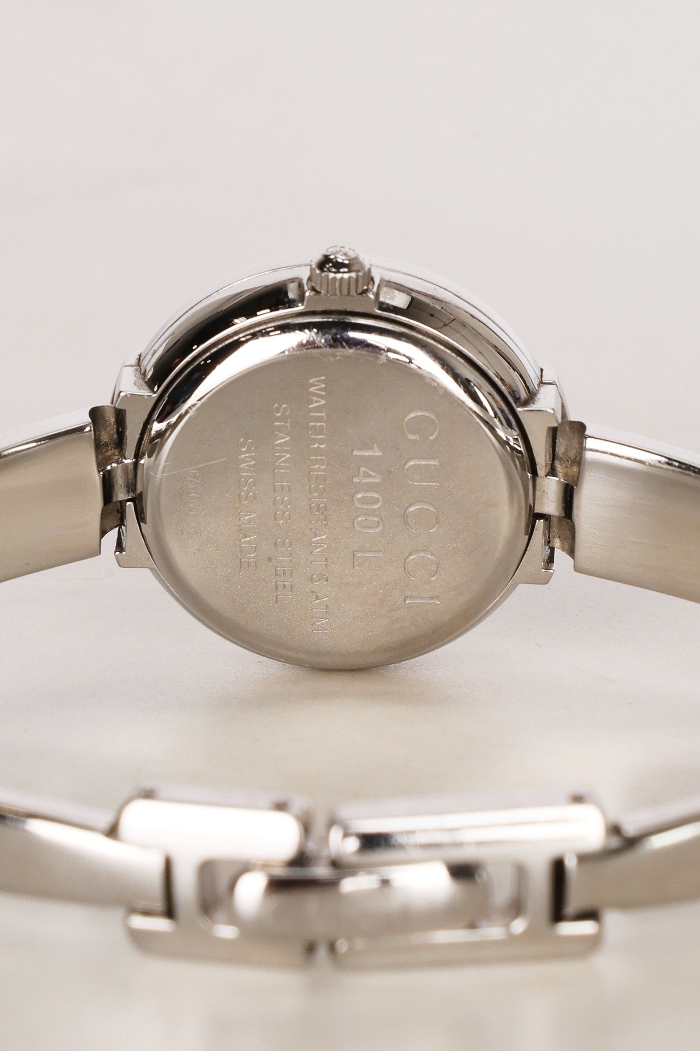 Gucci 1400L Monogram Bangle Watch 26mm