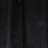 Chanel Small Classic Double Flap Black Suede 24K GP
