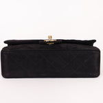 Chanel Small Classic Double Flap Black Suede 24K GP