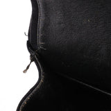 Chanel Medium Classic Double Flap Black Suede 1987 24K GP