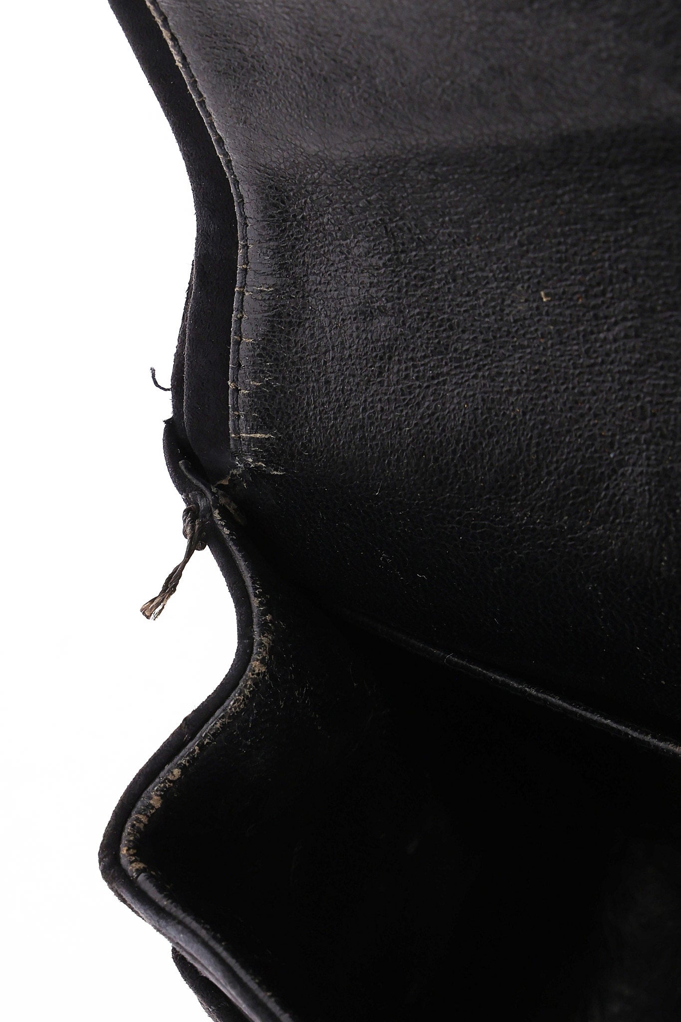 Chanel Medium Classic Double Flap Black Suede 1987 24K GP