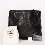 Chanel Tote Black Lambskin GHW
