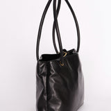 Chanel CC Timeless Shopper Tote Black Lambskin 1989 24K GP