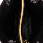 Chanel CC Timeless Shopper Tote Black Lambskin 1989 24K GP