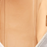 Chanel Luxe Ligne Bowling Bag Silver Metallic Calfskin SHW