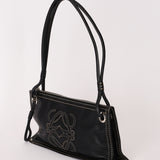 Loewe Double Sided Anagram Stitched Shoulder Bag