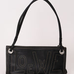 Loewe Double Sided Anagram Stitched Shoulder Bag