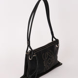 Loewe Double Sided Anagram Stitched Shoulder Bag
