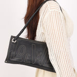Loewe Double Sided Anagram Stitched Shoulder Bag