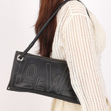 Loewe Double Sided Anagram Stitched Shoulder Bag