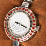 Gucci 105 Stainless Steel and Crystal Watch 26mm