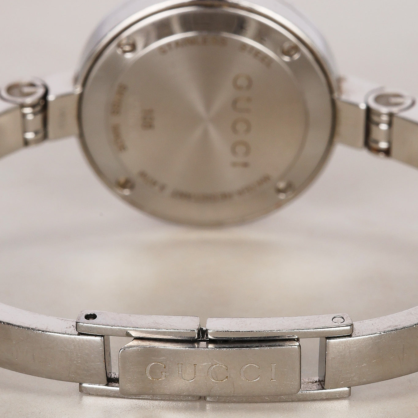 Gucci 105 Stainless Steel and Crystal Watch 26mm
