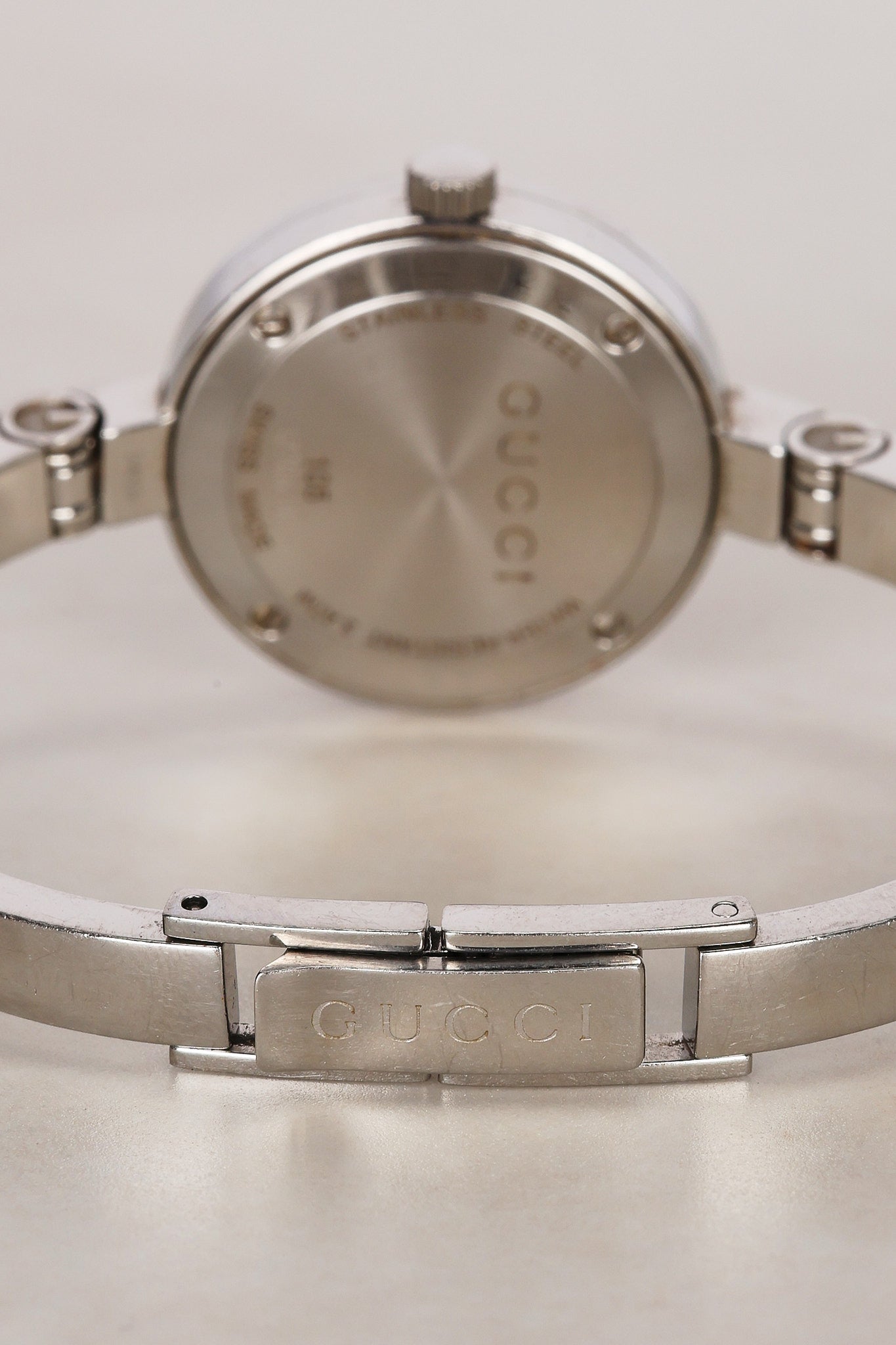 Gucci 105 Stainless Steel and Crystal Watch 26mm