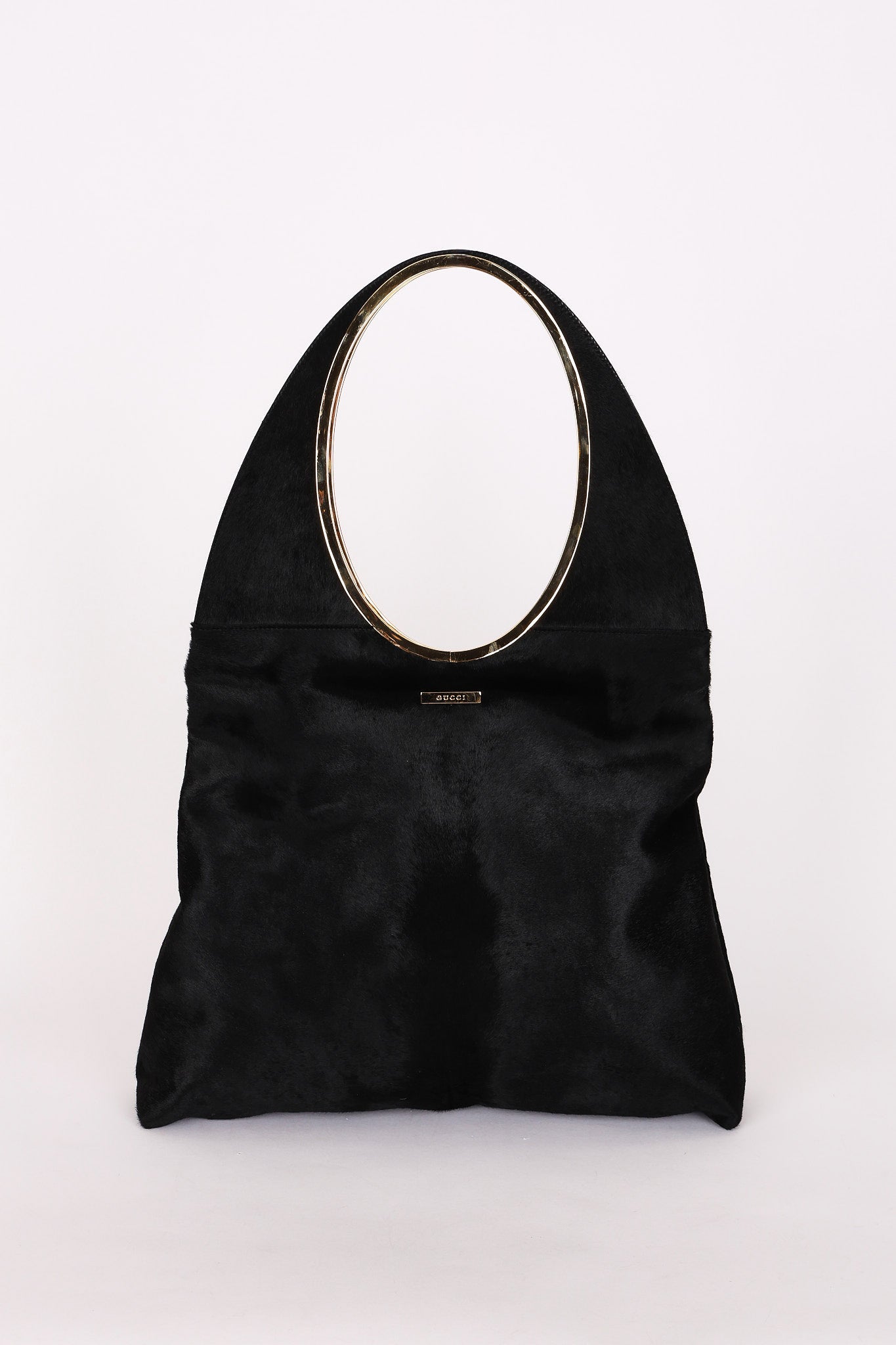 Gucci by Tom Ford Ponyhair Oversized Runway Shoulder Bag
