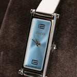 Gucci 1500L Stainless Steel Blue Face Watch 12mm