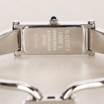 Gucci 1500L Stainless Steel Blue Face Watch 12mm