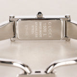 Gucci 1500L Stainless Steel Blue Face Watch 12mm