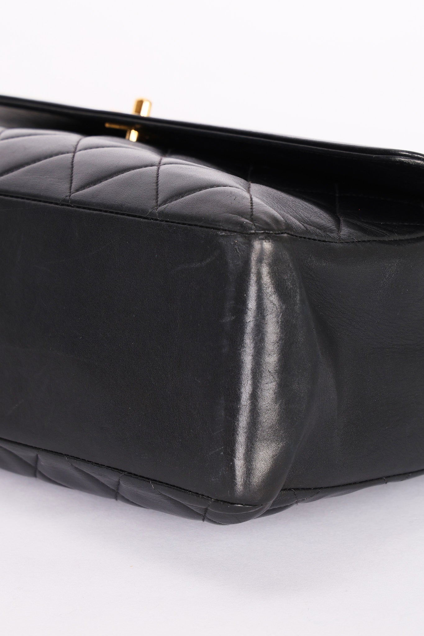 Chanel Maxi CC Timeless Single Flap Black Lambskin 1993 24K GP - Drop 52