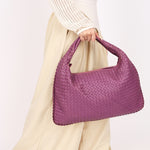 Bottega Veneta Intrecciato Large Hobo Purple