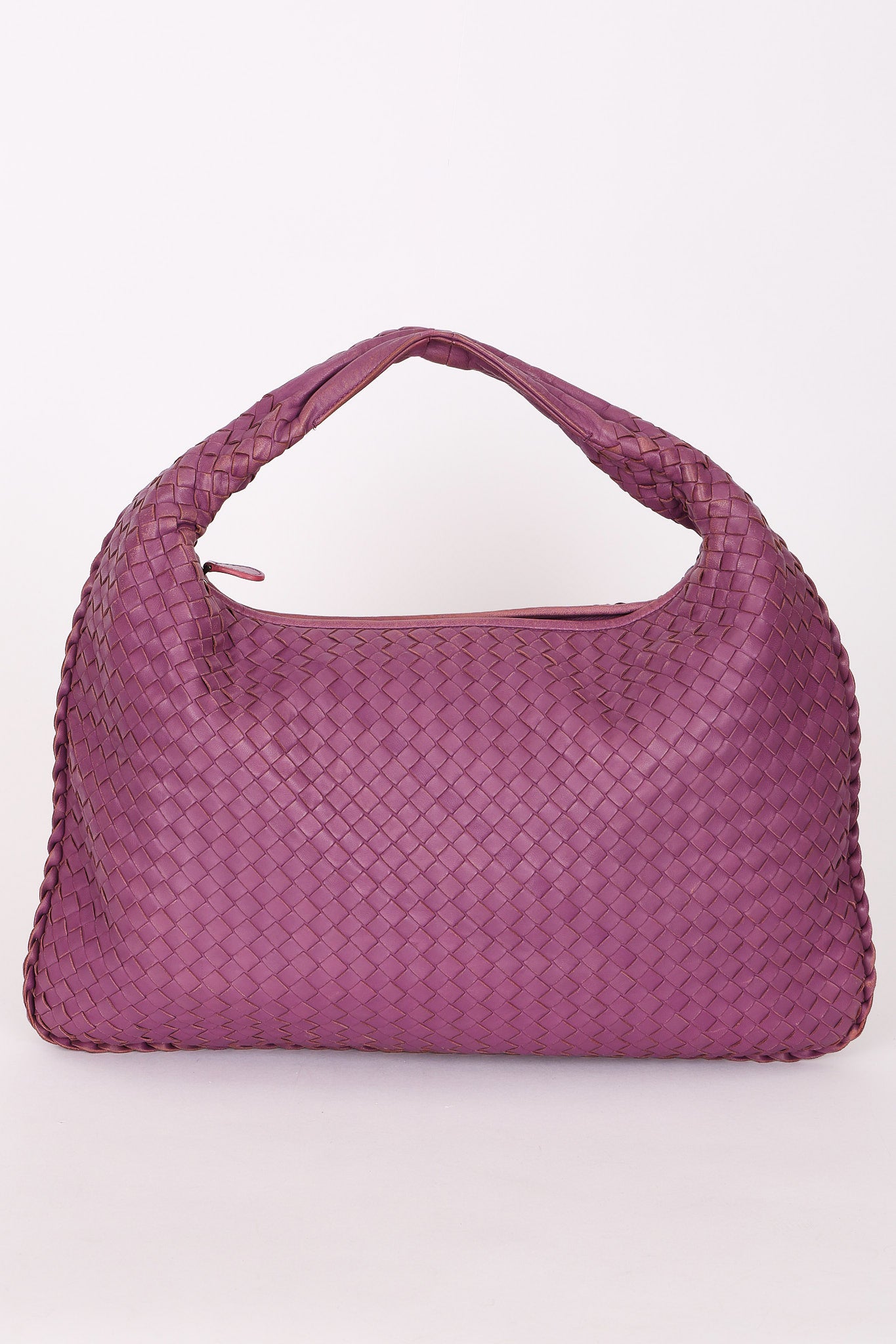 Bottega Veneta Intrecciato Large Hobo Purple