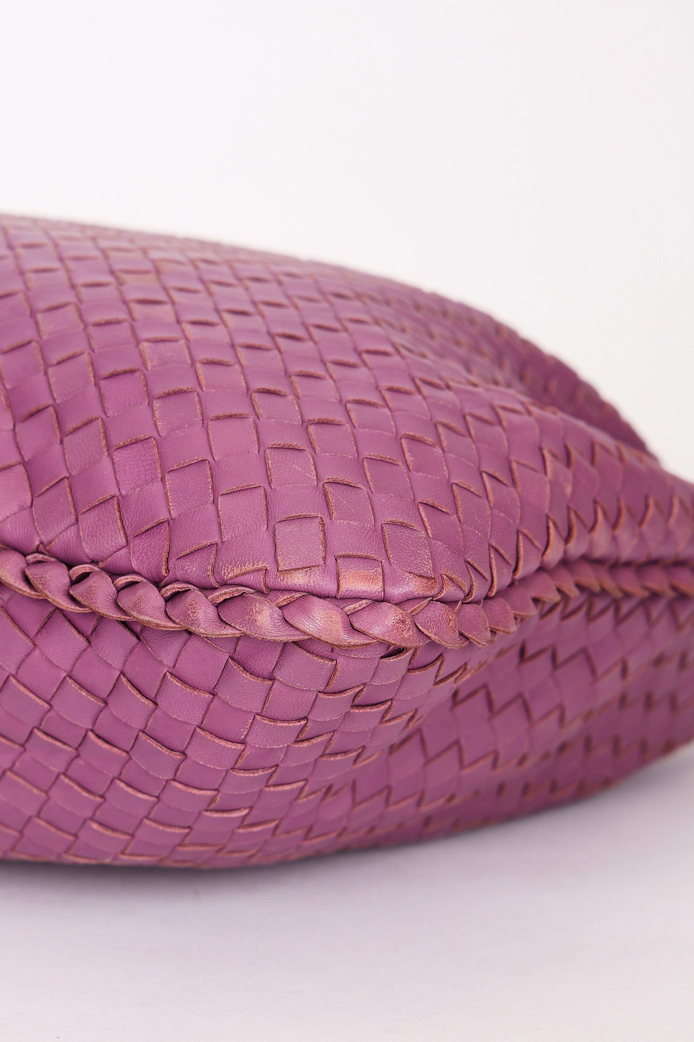 Bottega Veneta Intrecciato Large Hobo Purple