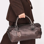Loewe Amazona Boston Bag Metallic Bronze
