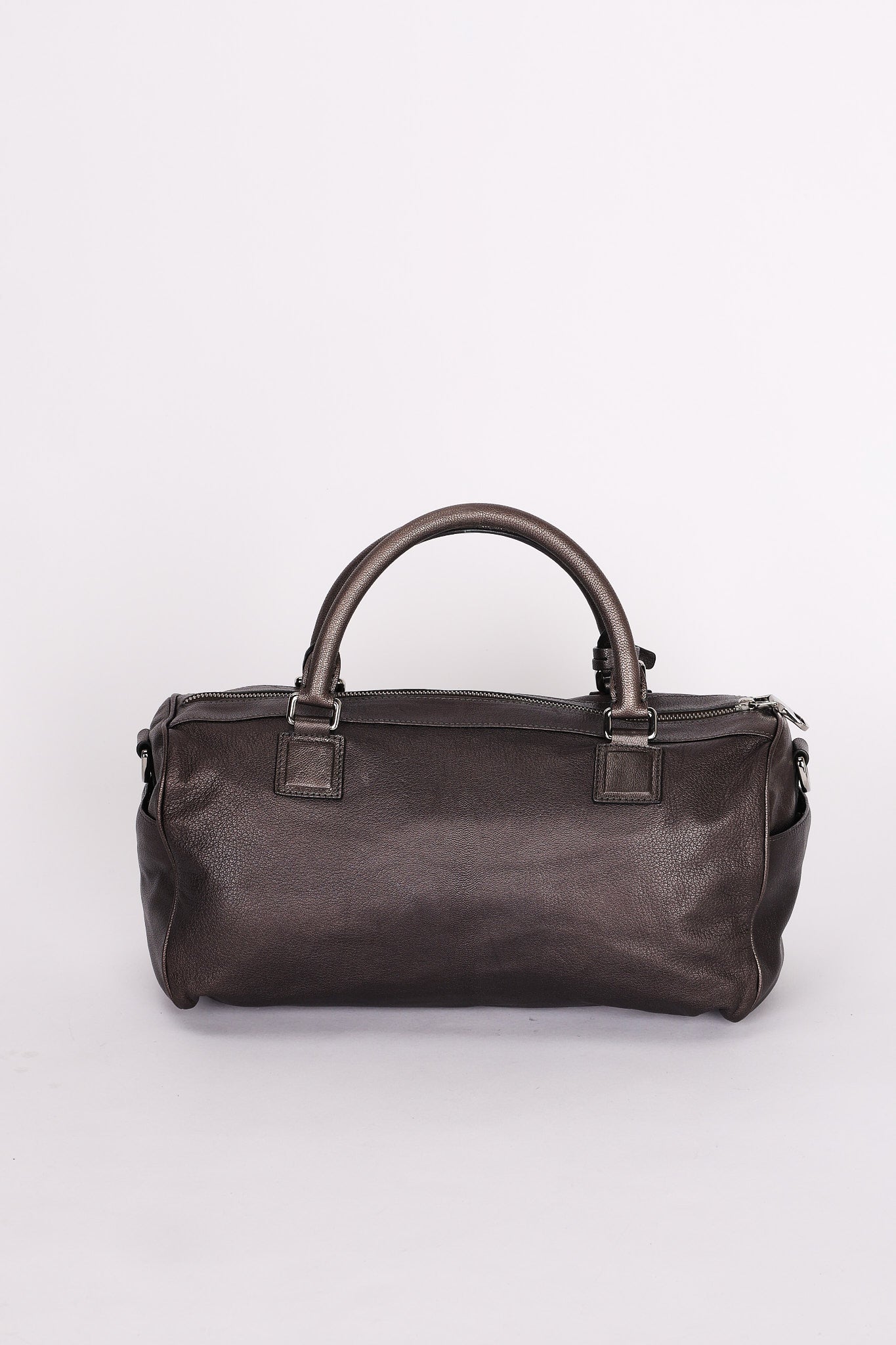 Loewe Amazona Boston Bag Metallic Bronze