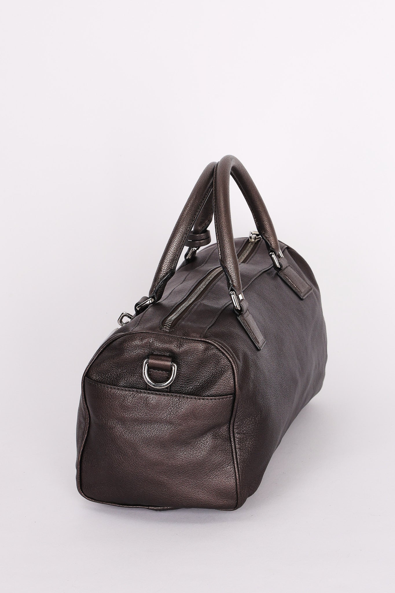 Loewe Amazona Boston Bag Metallic Bronze