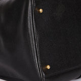 Chanel Timeless Boston Bag Black Caviar 24K GP