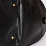 Chanel Timeless Boston Bag Black Caviar 24K GP