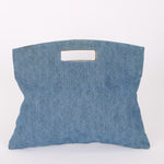 Chanel Denim Fold Over Clutch