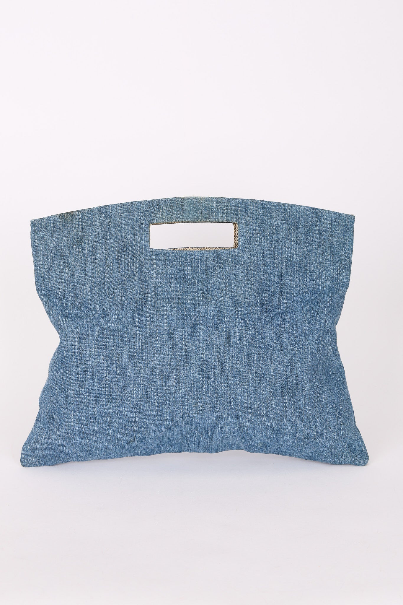 Chanel Denim Fold Over Clutch