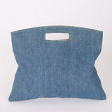 Chanel Denim Fold Over Clutch