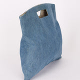 Chanel Denim Fold Over Clutch