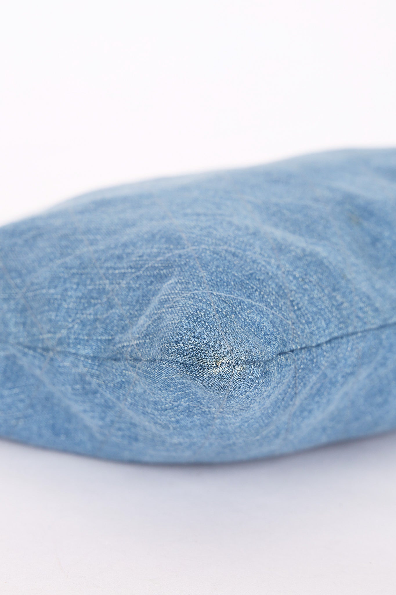Chanel Denim Fold Over Clutch