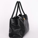 Chanel Medium Cerf Executive Tote Black Caviar 2007 24K GP