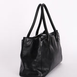 Chanel Medium Cerf Executive Tote Black Caviar 2007 24K GP