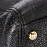 Chanel Medium Cerf Executive Tote Black Caviar 2007 24K GP