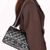 Limited Edition Chanel 2.55 Reissue Double Flap 225 Brasserie Charms Black Calfskin 2015 RHW