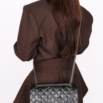 Limited Edition Chanel 2.55 Reissue Double Flap 225 Brasserie Charms Black Calfskin 2015 RHW