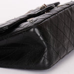 Chanel 2.55 Reissue Double Flap 225 Brasserie Charms Black Calfskin RHW