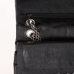 Chanel 2.55 Reissue Double Flap 225 Brasserie Charms Black Calfskin RHW